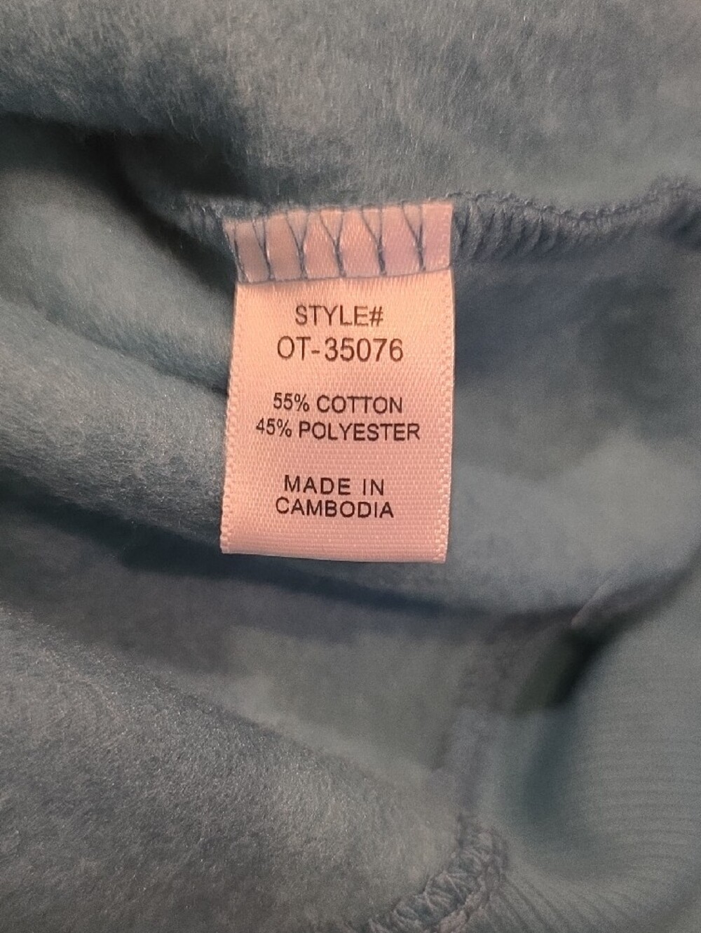 Zenana Outfitters Teal/slate Blue Cozy Sweatshirt & Joggers Set - Picture 7 of 7